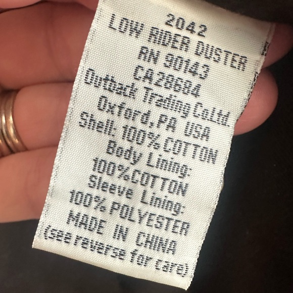 Low Rider Brown Duster Duck Cloth Oil Skin Waxed Cotton Trench Coat - Picture 15 of 16